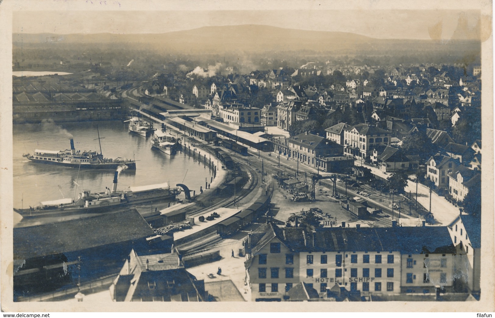 Schweiz - 1924 - 35c Flugpost On Small Postkarte Schaufliegen Romanshorn From Zürich To Waldkirch - Andere & Zonder Classificatie