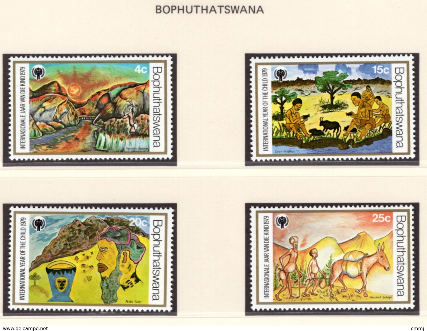 YEAR INTERN. OF CHILD - BOTSWANA  - Mi. Nr.  253/256 - NH - (6532-15.) - Botswana (1966-...)