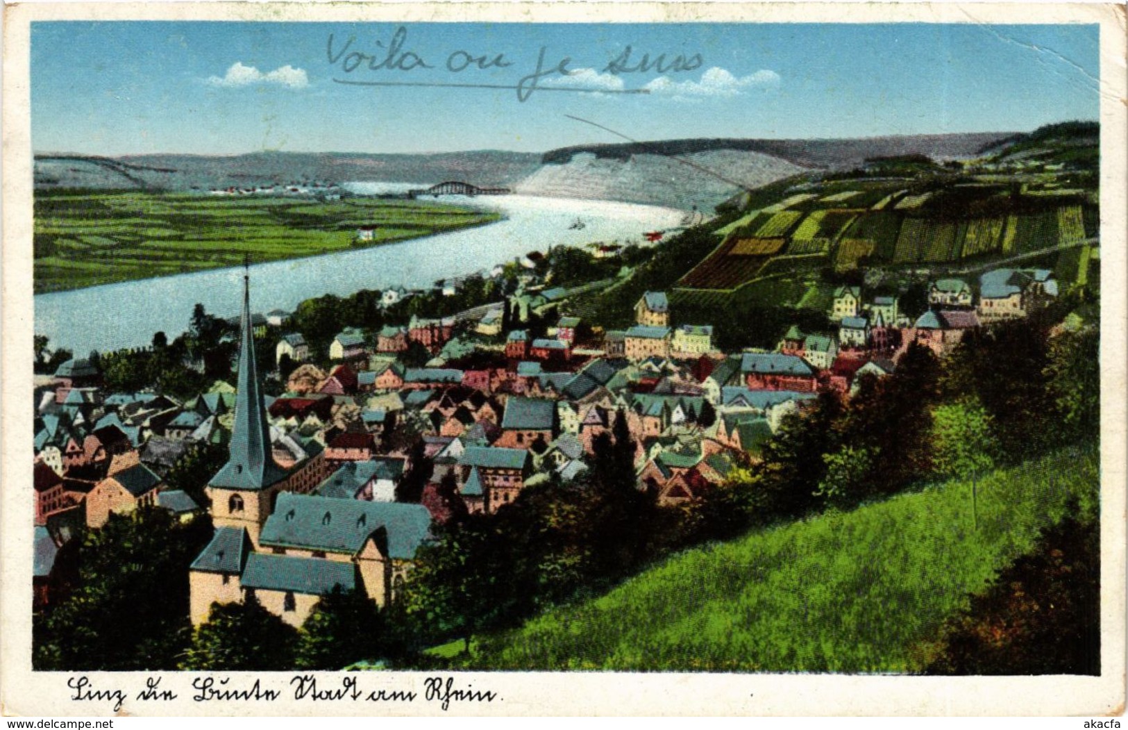 CPA AK Linz A.Rh. Vue Generale GERMANY (896039) - Linz A. Rhein