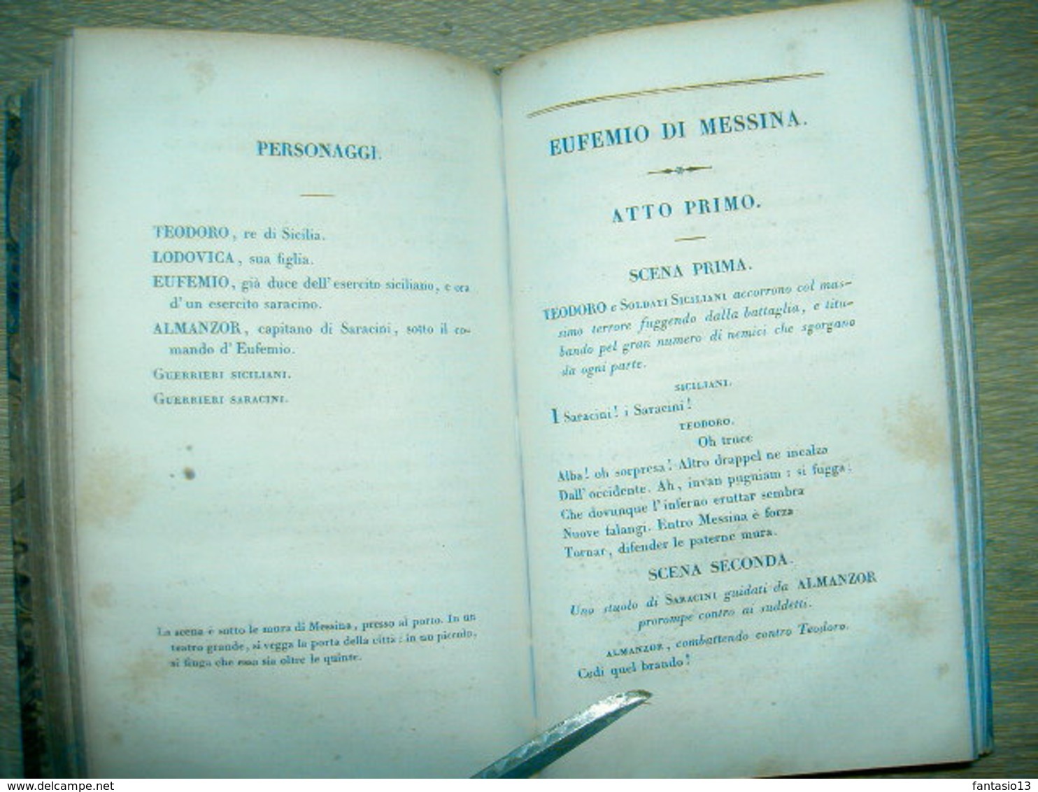 Le mie prigioni Memorie di Silvio Pellico 1834 / Addizioni di Piero Marocelli 1833 Francesca da Rimini  /Eufemio da Mess