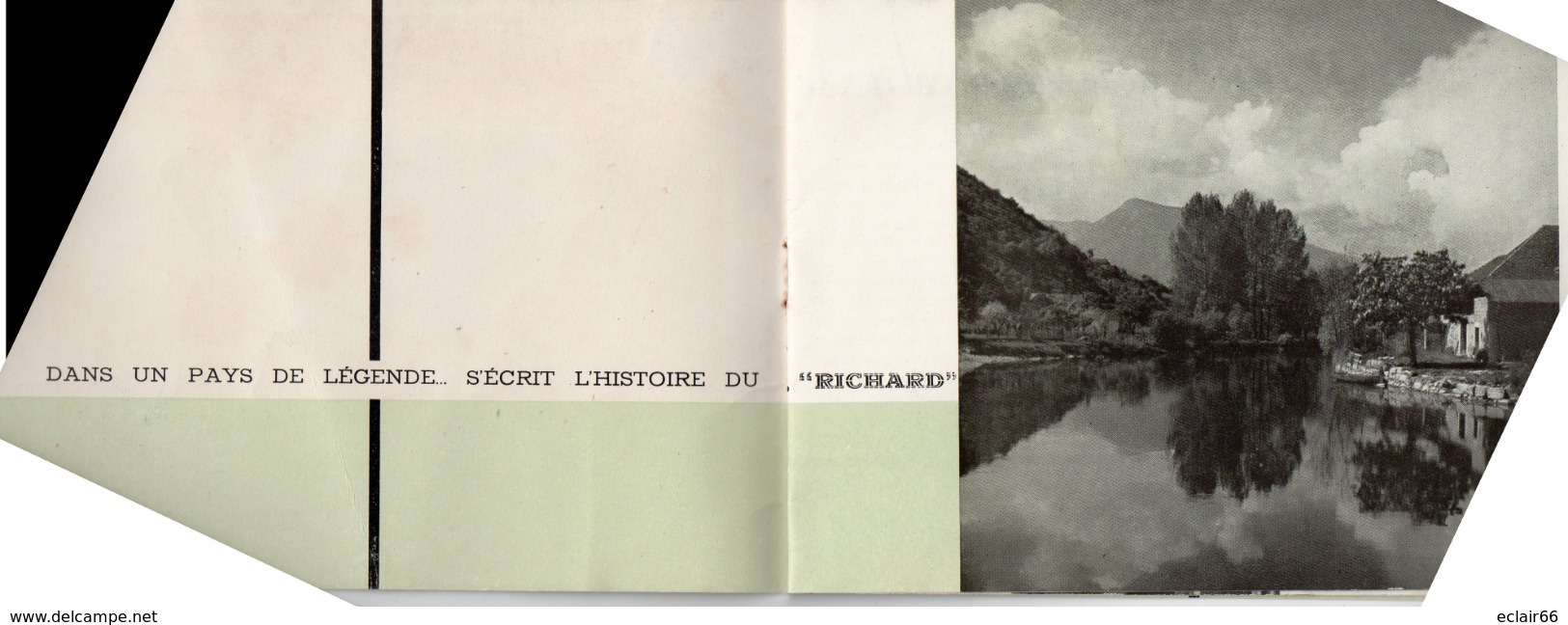Livret Qui Raconte  L'histoire De  L'apéritif LE VERMOUT RICHARD Le Chambery En SAVOIE 8 Pages Année1950 - Gastronomie