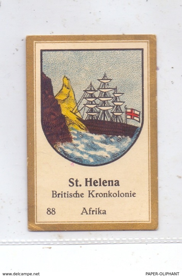 ST. HELENA - Staatswappen, Abdulla Sammelbild / Cinderella - St. Helena