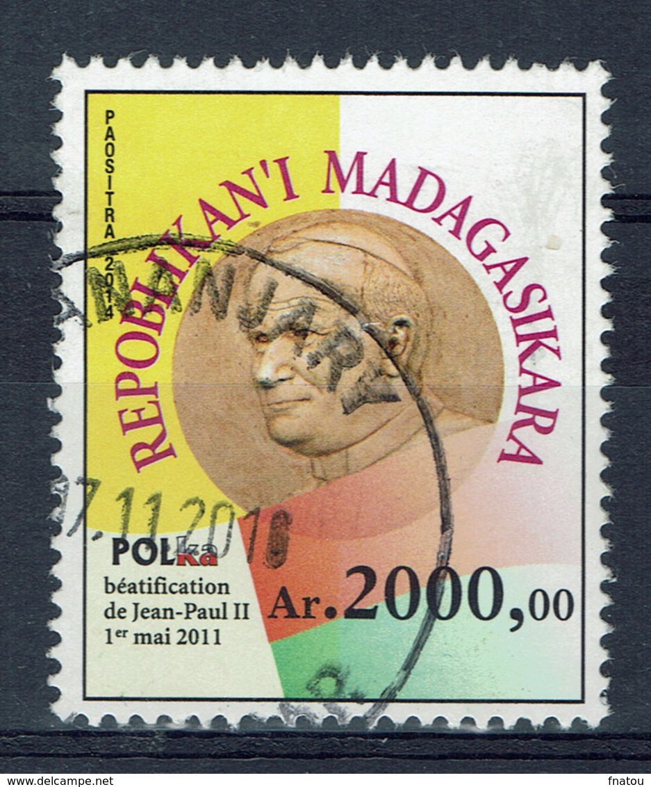 Madagascar, Canonization Of Pope John Paul II In 2011, 2014, VFU   # 1918 - Madagascar (1960-...)