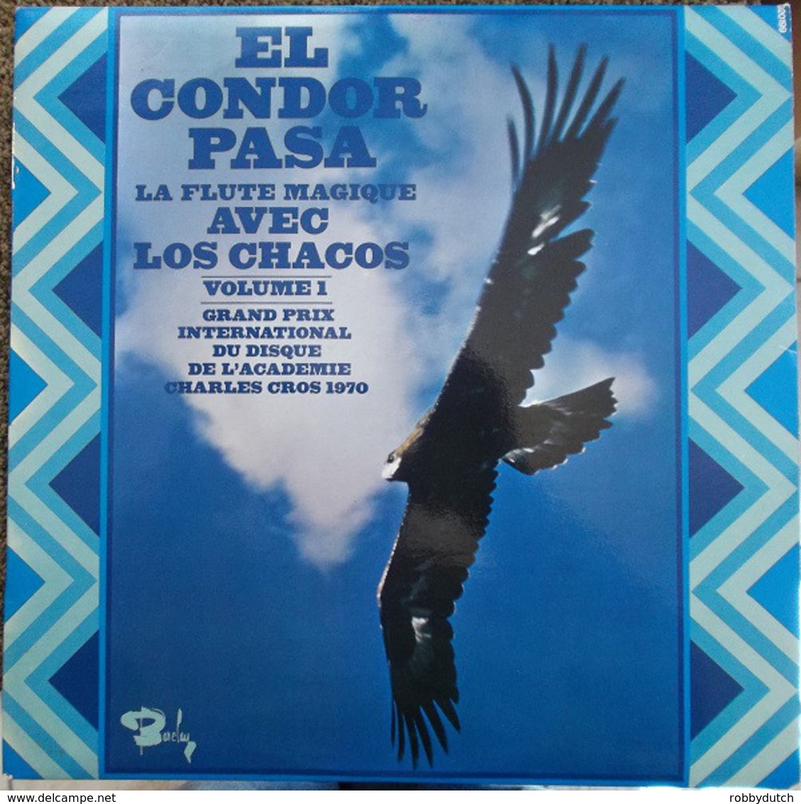 * LP * LOS CHACOS - EL CONDOR PASA (La Flute Magique) (France 1970 EX-!!!) - Country En Folk