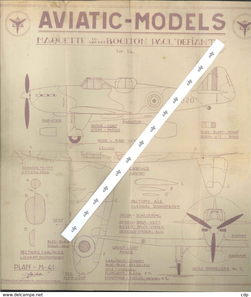 Aviatic-models Lockheed Xp38 Poursuit USA - Autres & Non Classés