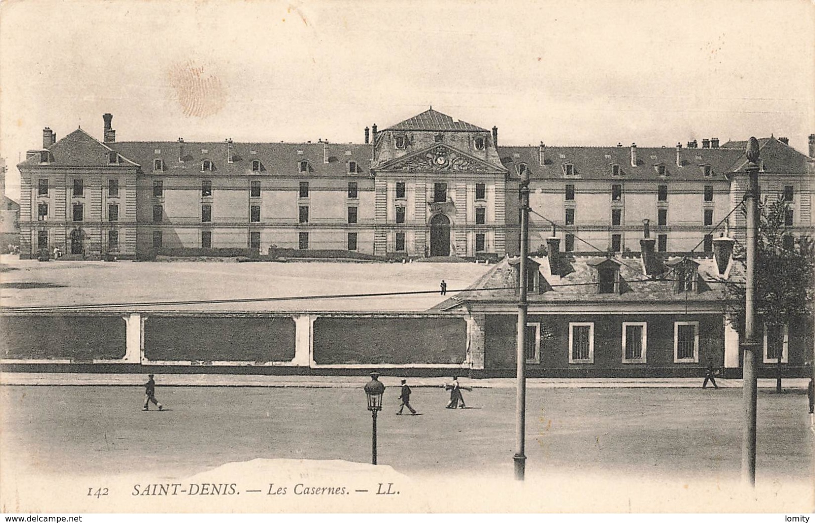 93 Saint Denis Les Casernes Cachet Convoyeur Ambulant Paris à Toulouse 1909 - Saint Denis