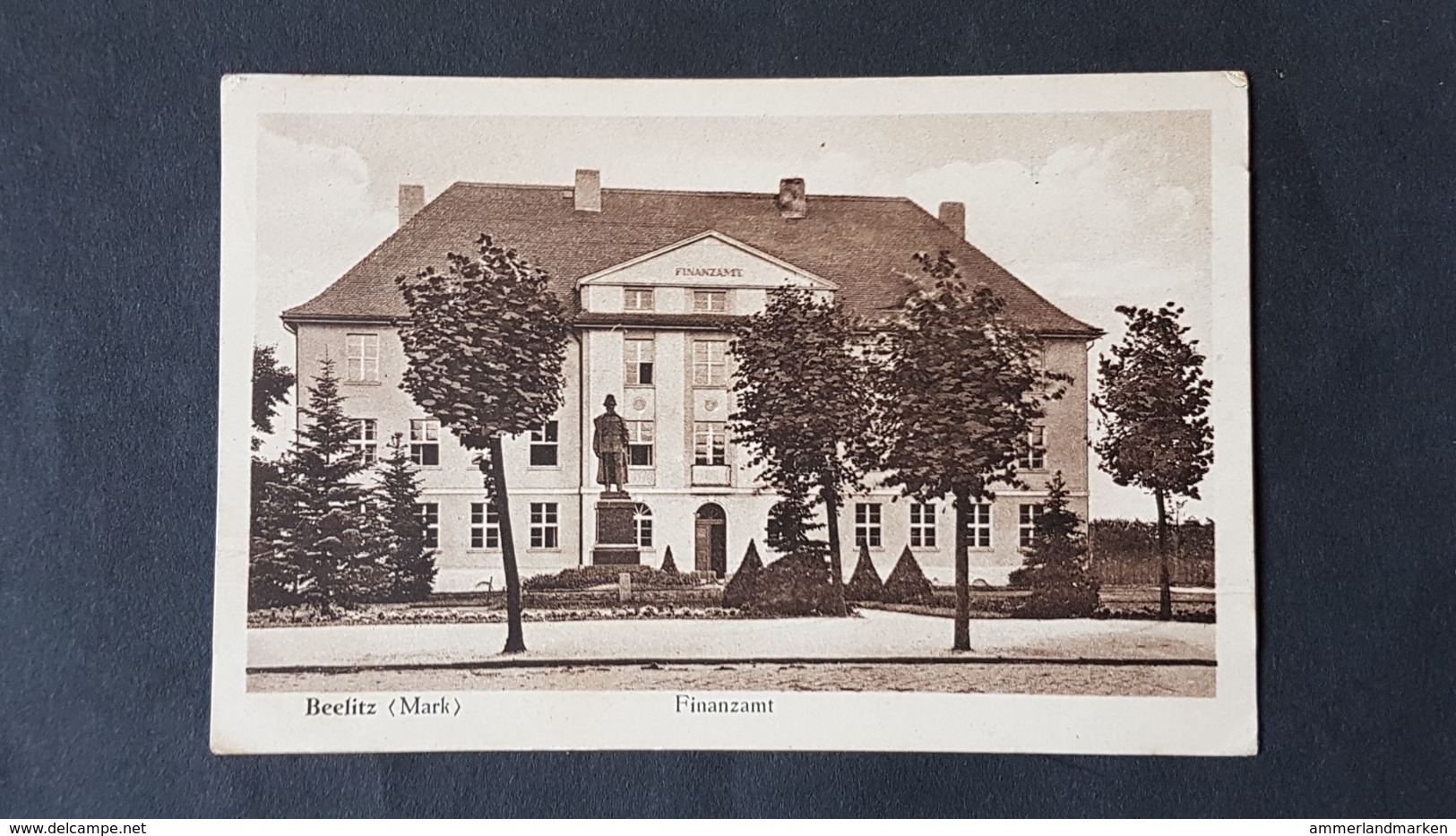 Beelitz Mark, Finanzamt , Gelaufen 1925 - Beelitz