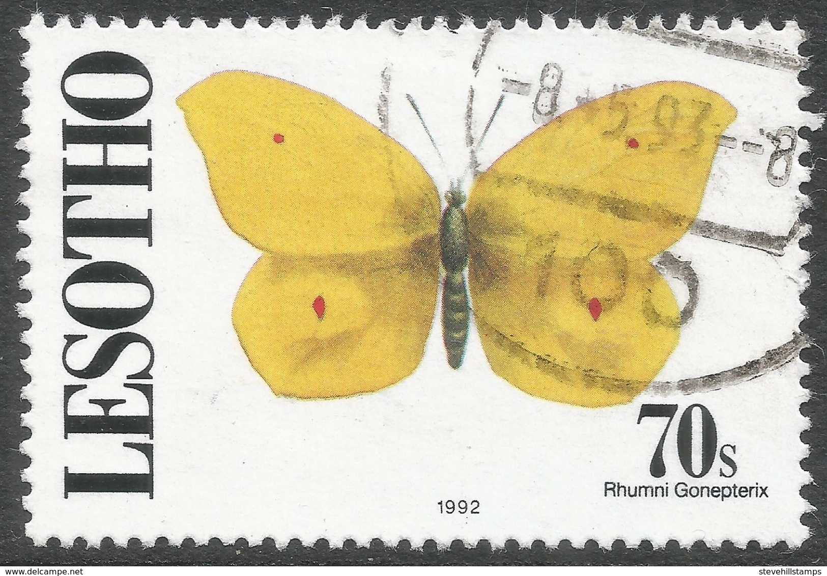 Lesotho. 1991 Butterflies. 70s Used. SG 1026B - Lesotho (1966-...)