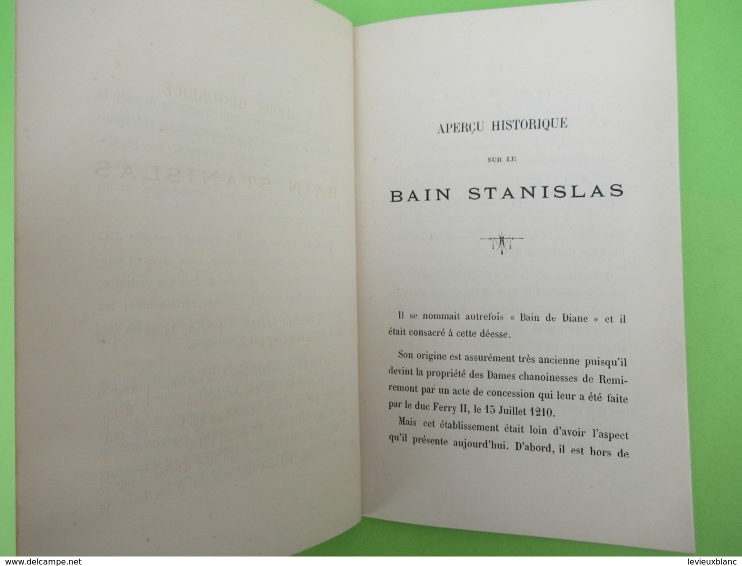 Histoire/Fascicule ancien /Docteur DAVILLER/ Notice sur les  Etuves romaines de PLOMBIERES/Vosges/1887          PGC382