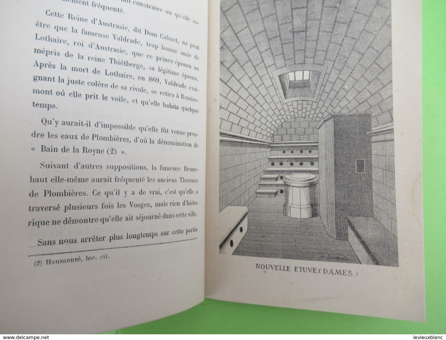 Histoire/Fascicule ancien /Docteur DAVILLER/ Notice sur les  Etuves romaines de PLOMBIERES/Vosges/1887          PGC382