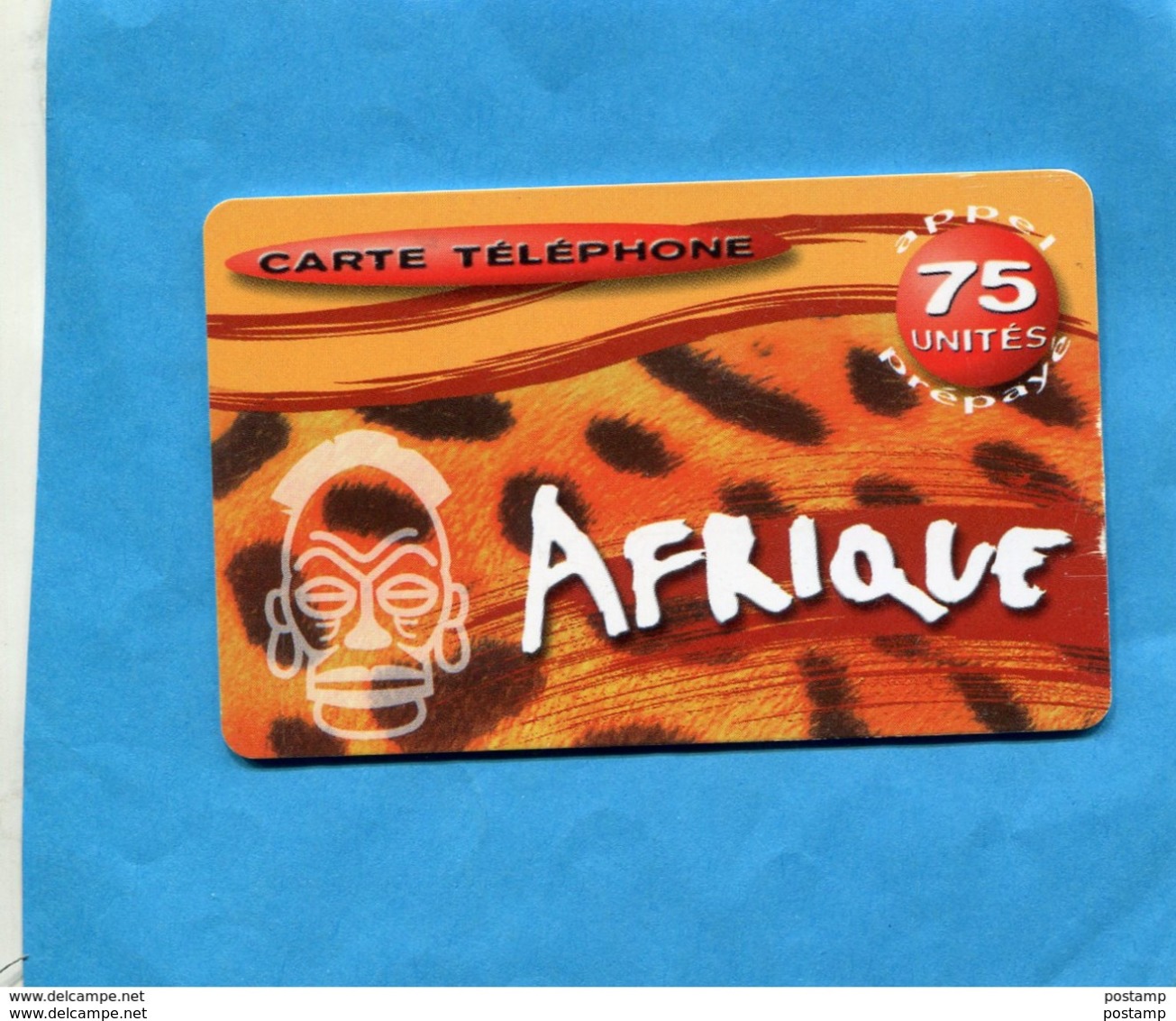 Carte Téléphone "AFRIQUE" International--75 Unit - Unclassified