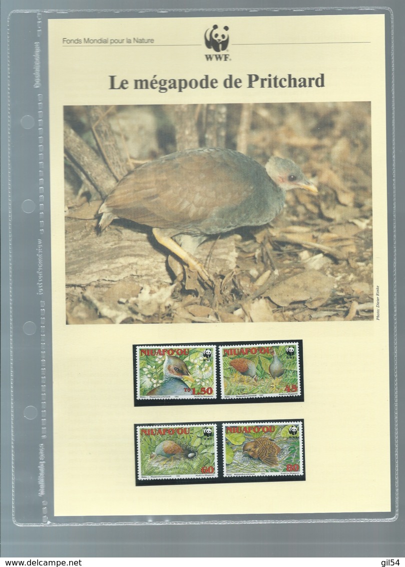 WWF 1992 Niuafoʻou  - Le Megapode De Pritchard  Ensemble Complet 10 Scans   -  Car 123 - Lots & Serien