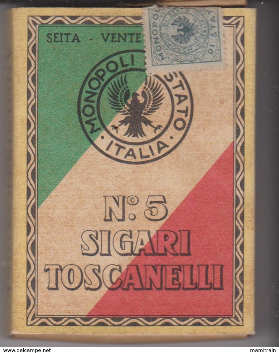 PAQUET CIGARETTES VIDE  CIGARI TOSCANELLI - Empty Cigarettes Boxes