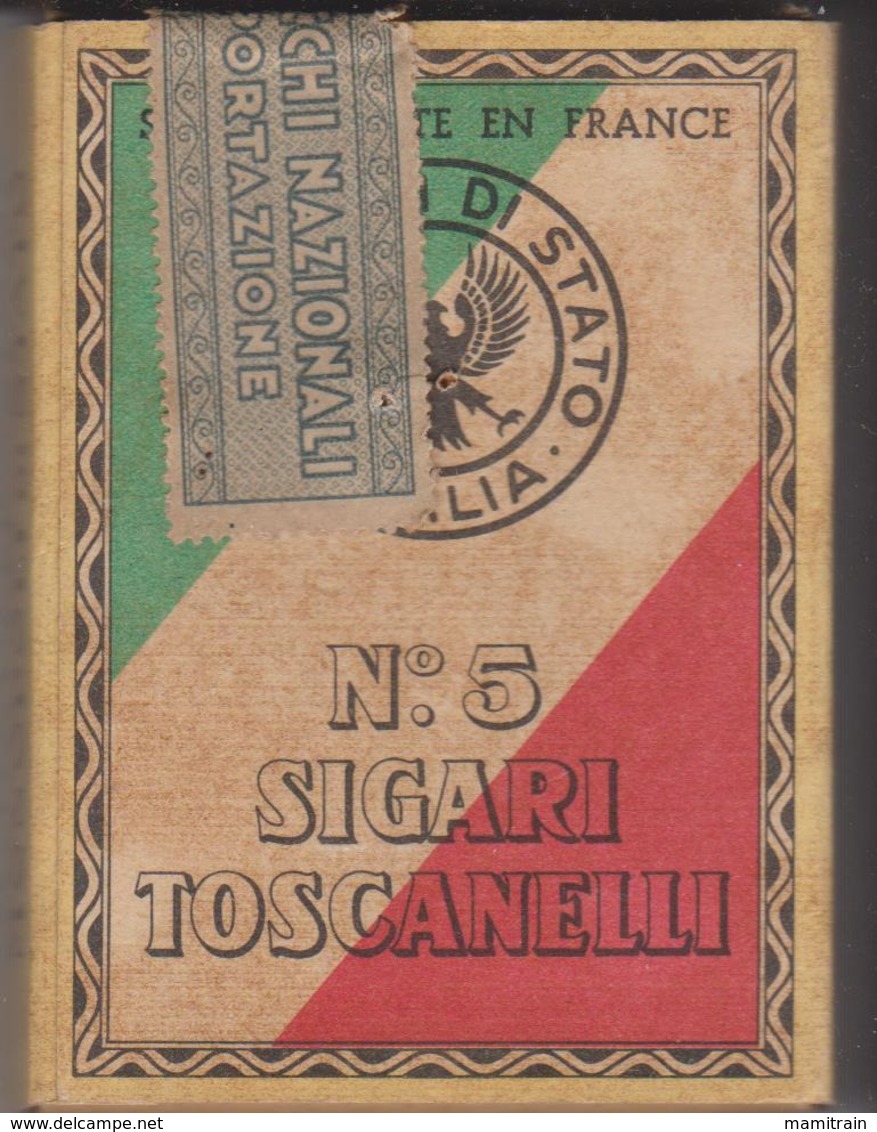 PAQUET CIGARETTES VIDE  CIGARI TOSCANELLI - Empty Cigarettes Boxes