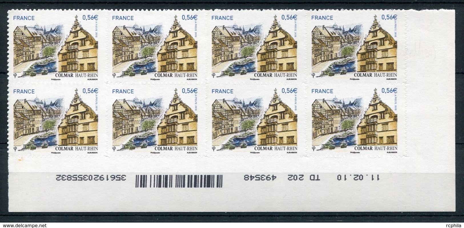 RC 14028 FRANCE N° 429 COLMAR HAUT RHIN COIN DATÉ AUTOADHÉSIF COTE 32€ NEUF ** - Altri & Non Classificati