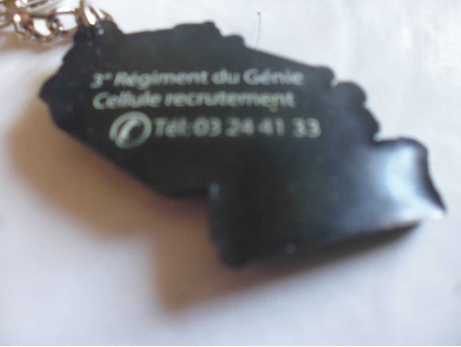 Militaria-porte-clef 3eme Rgt Du Genie-cellule Recrutement - Key-rings