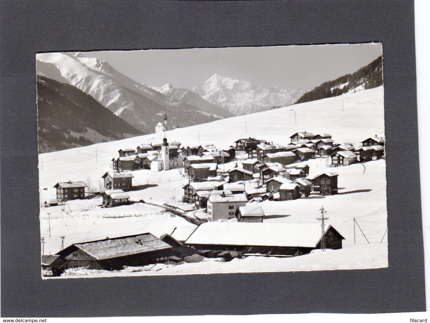 87865    Francia,   Gluringen Im Goms,  Weisshorn,  VG - Gluringen