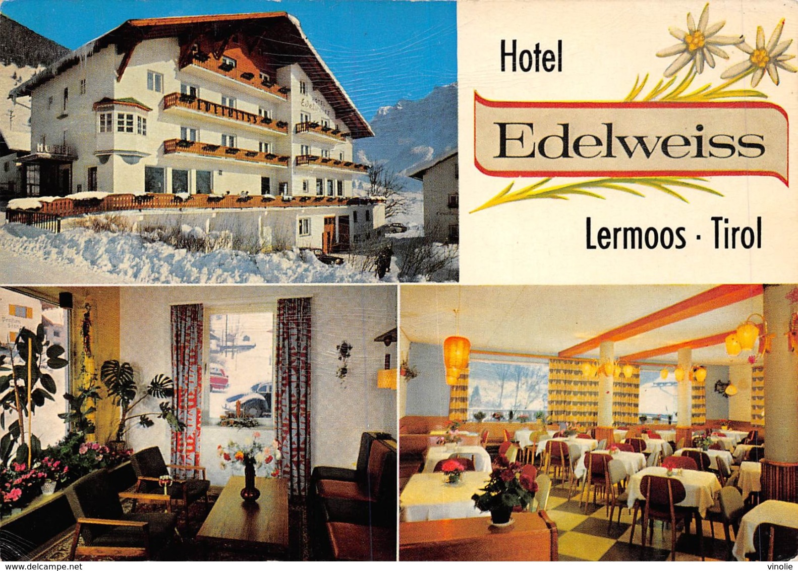 PIE.Z.19-T-1311 : LERMOSS. HOTEL EDELWEISS. - Lermoos