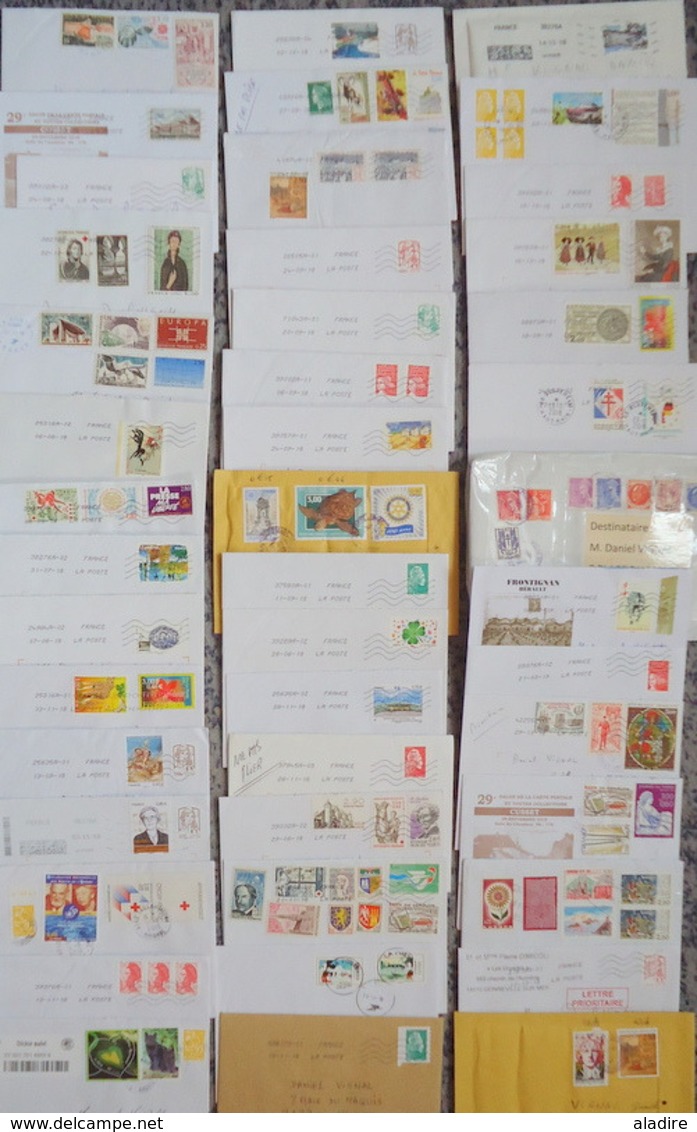 FRANCE - VRAC ENVELOPPES - COVERS - 1 KILO - 465 Timbres/stamps - Everything Scanned - Mezclas (max 999 Sellos)