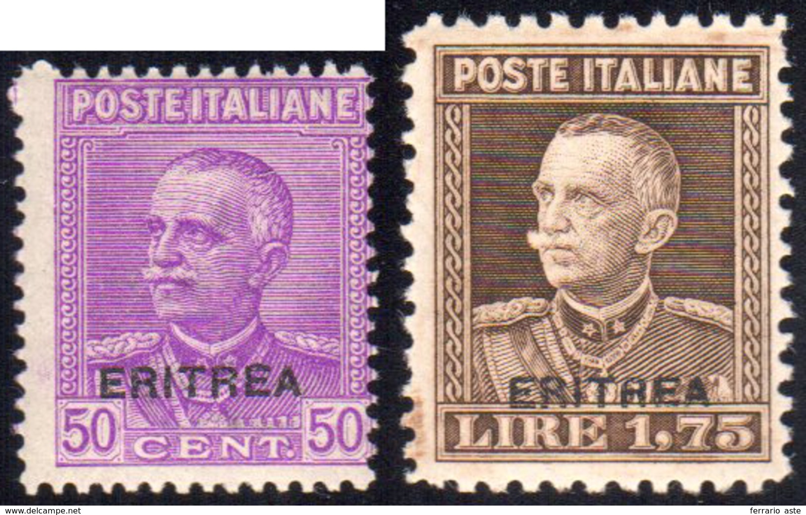 1928/29 - Parmeggiani Soprastampati "Eritrea" (136/137), Gomma Integra, Perfetti.... - Eritrea