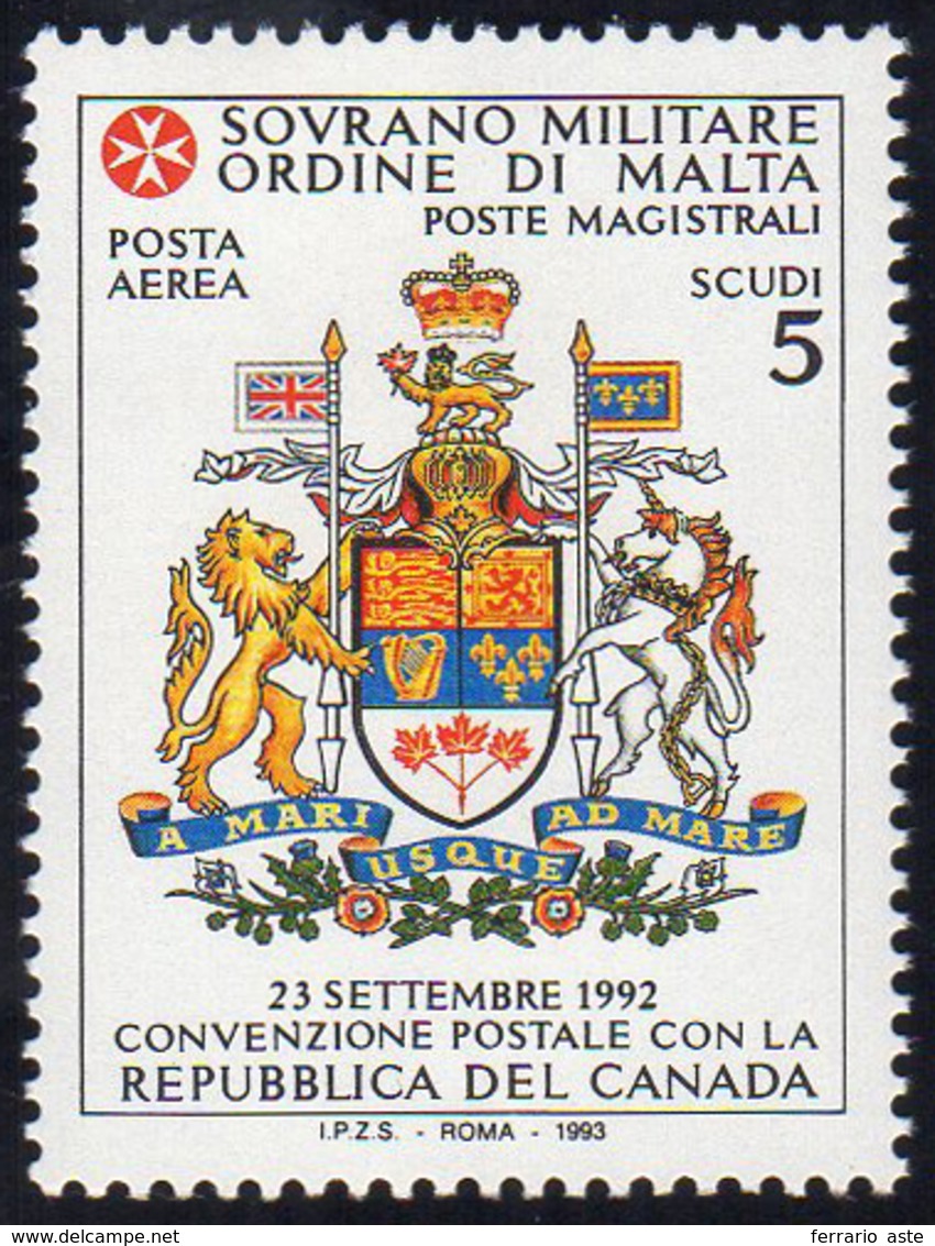 POSTA AEREA 1993 - 5 S. Repubblica Del Canada (47), Perfetto, Gomma Integra. Raro, Tiratura 9.069 Es... - Paquetes Postales