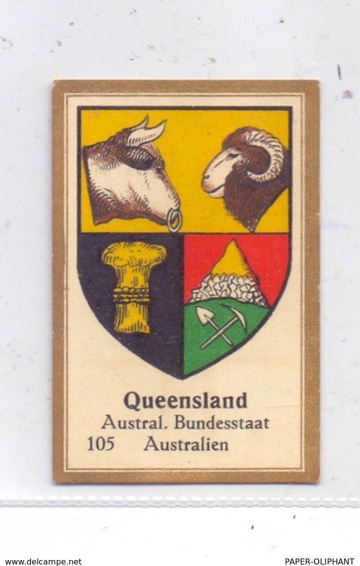 AUSTRALIA / QUEENSLAND - Staatswappen, Abdulla Sammelbild / Cinderella - Sonstige & Ohne Zuordnung