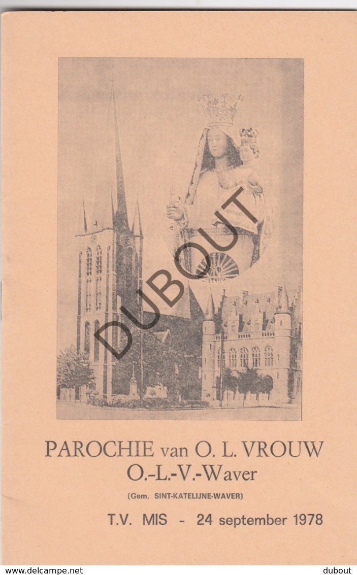 Onze Lieve Vrouw Sint Katelijne Waver - Parochie OLVrouw 1978 (R189) - Antique