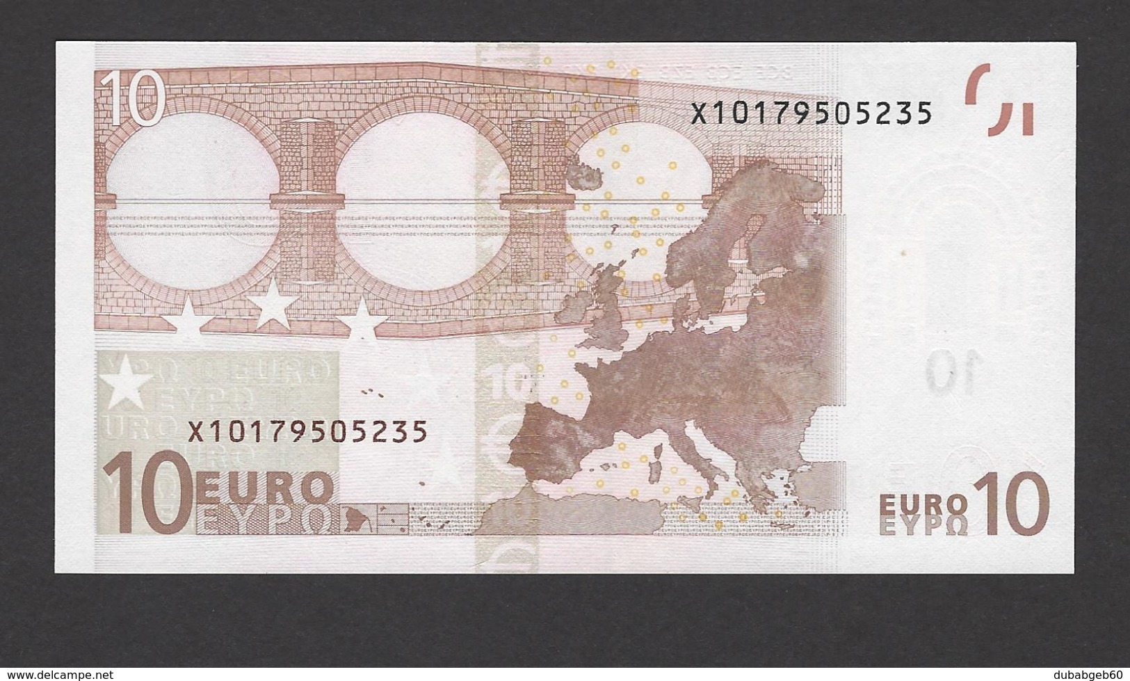 10 Euro 2002 X10179505235, Printer R005 Duisenberg, Kassenfrisch,  UNC - 10 Euro