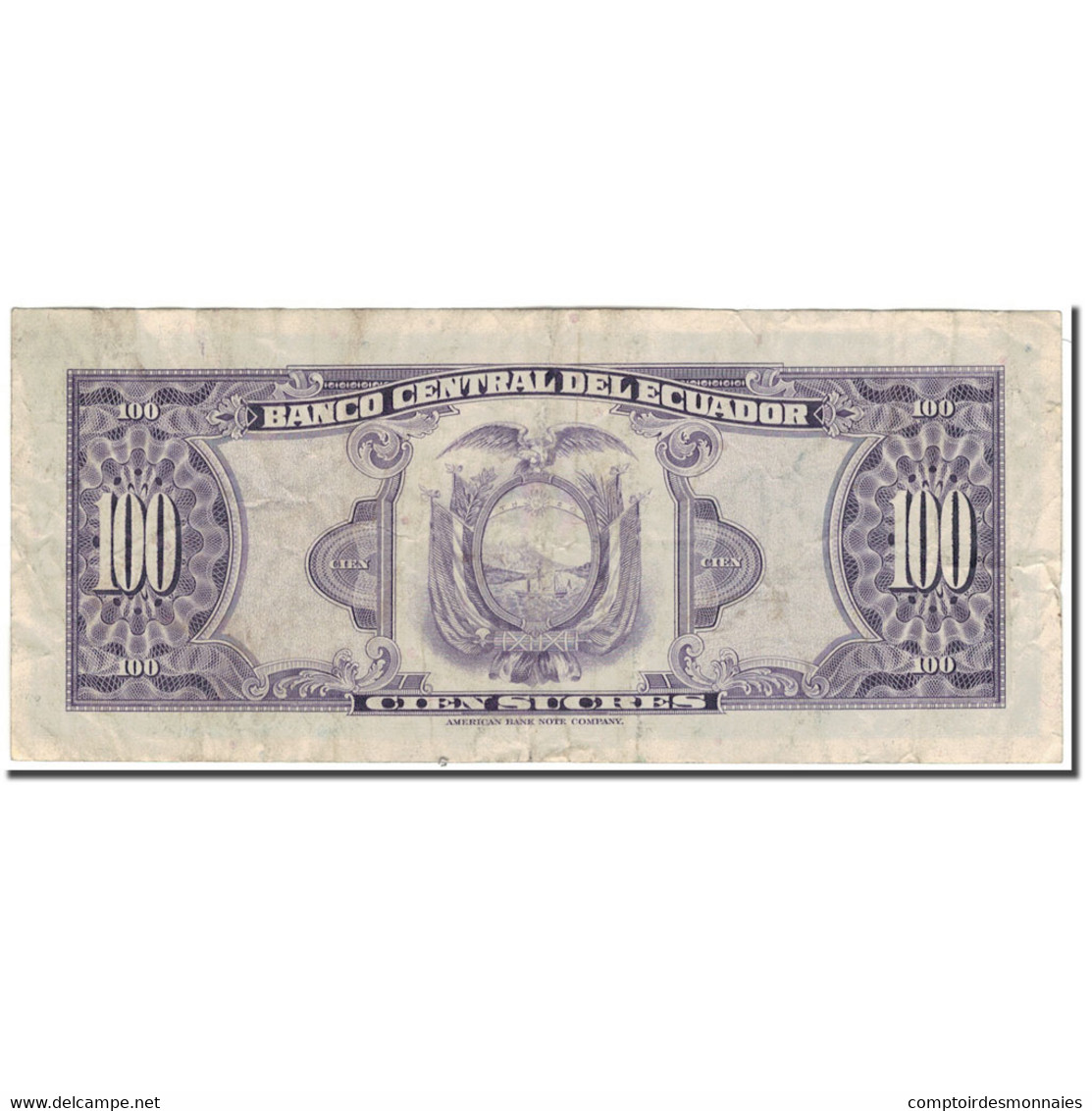 Billet, Équateur, 100 Sucres, 1980-02-01, KM:112a, TB - Equateur