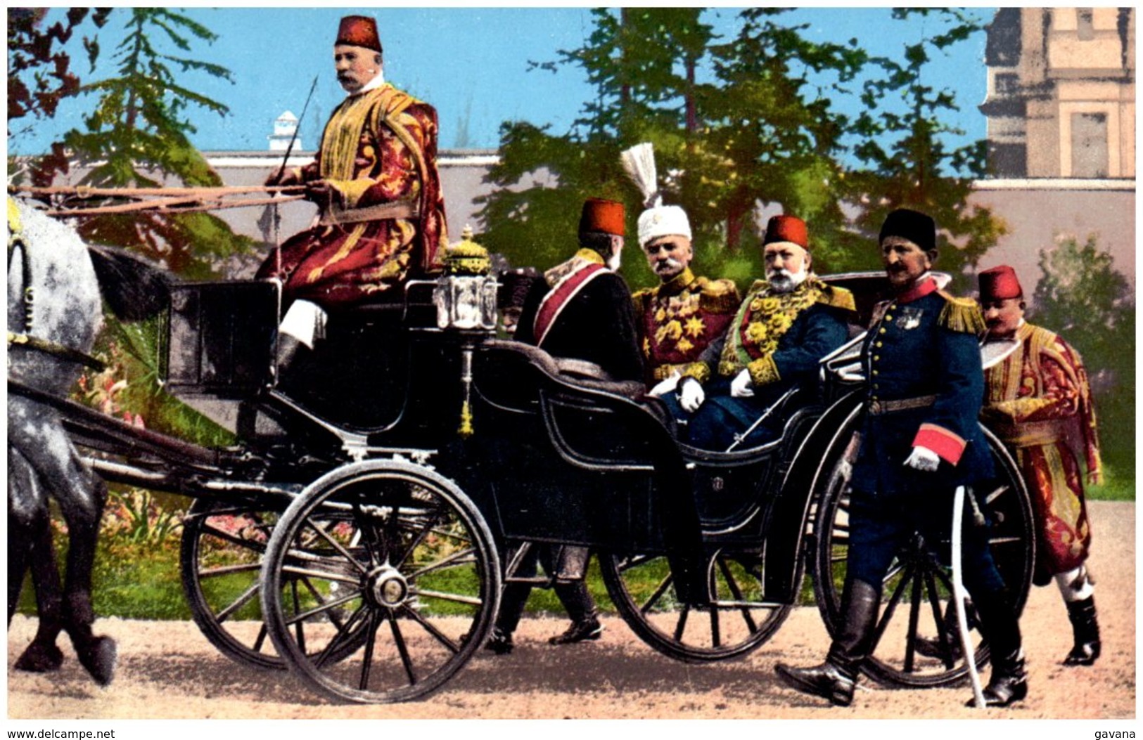 CONSTANTINOPLE - S. M. Le Sultan Et S. M. Le Roi De Serbie - Türkei