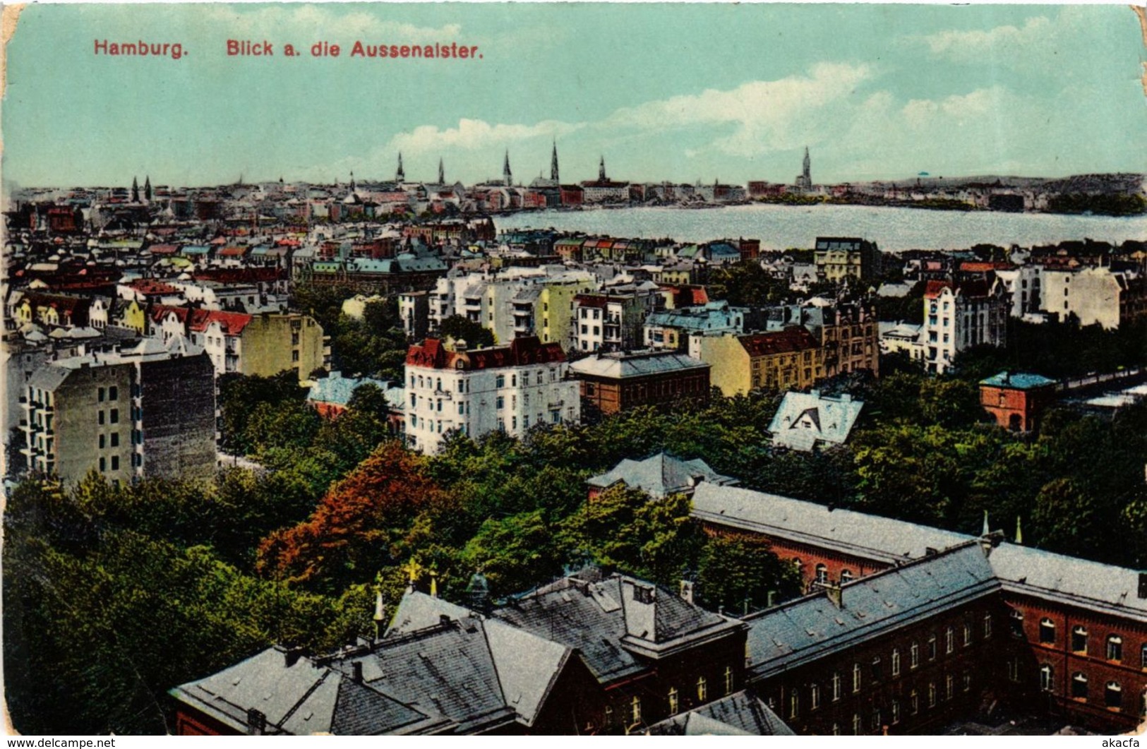 CPA AK Hamburg- Blick A. Die Aussenalster GERMANY (902755) - Nord