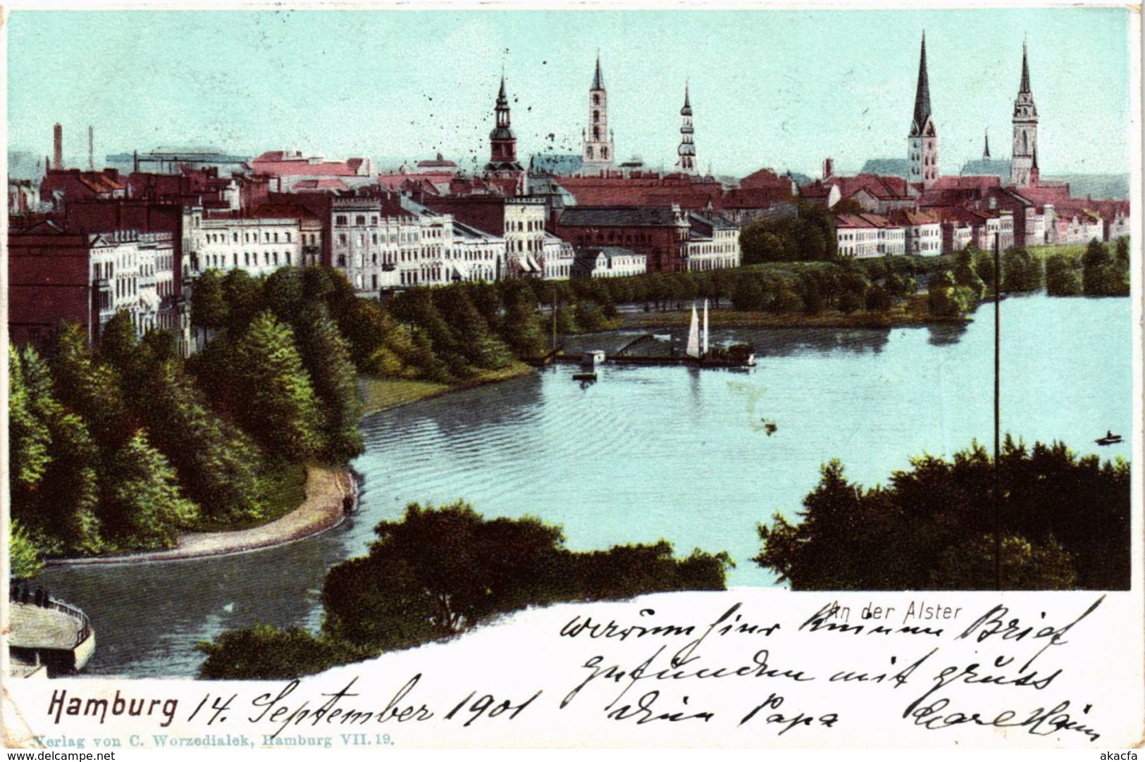 CPA AK Hamburg- An Der Alster GERMANY (902763) - Nord