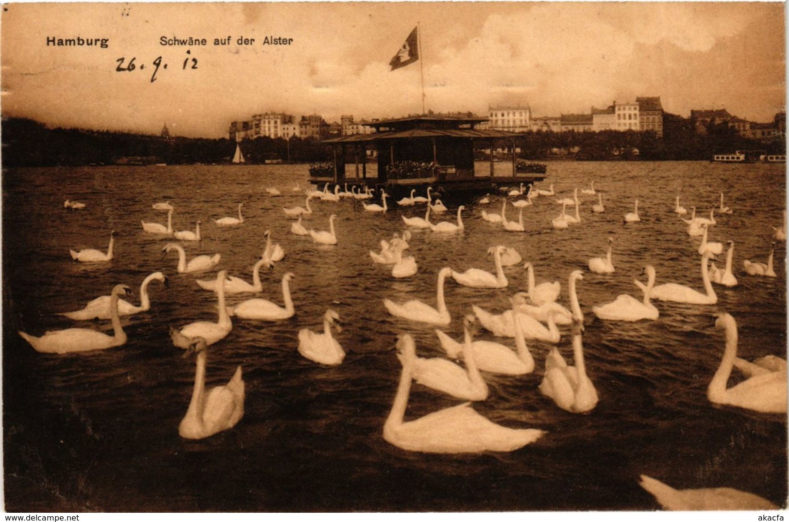 CPA AK Hamburg- Schwane Auf Der Alster GERMANY (902766) - Nord