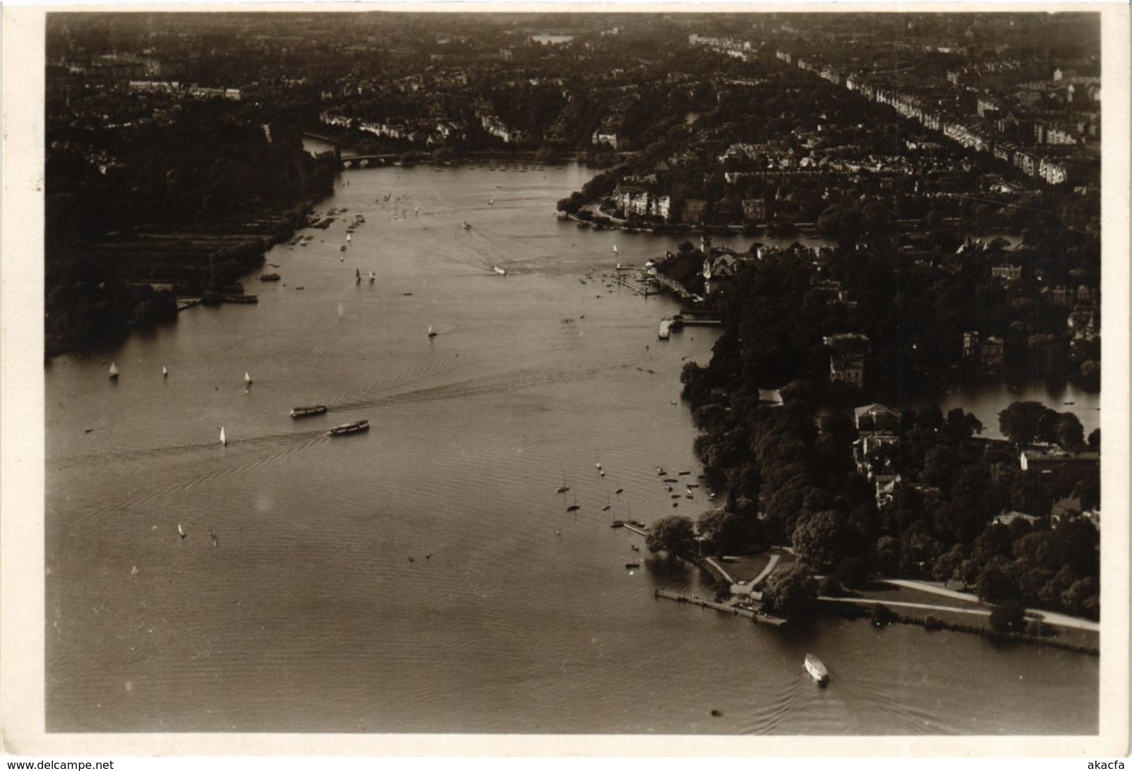 CPA AK Hamburg- Flugblick Auf Die Aussenalster GERMANY (902777) - Nord