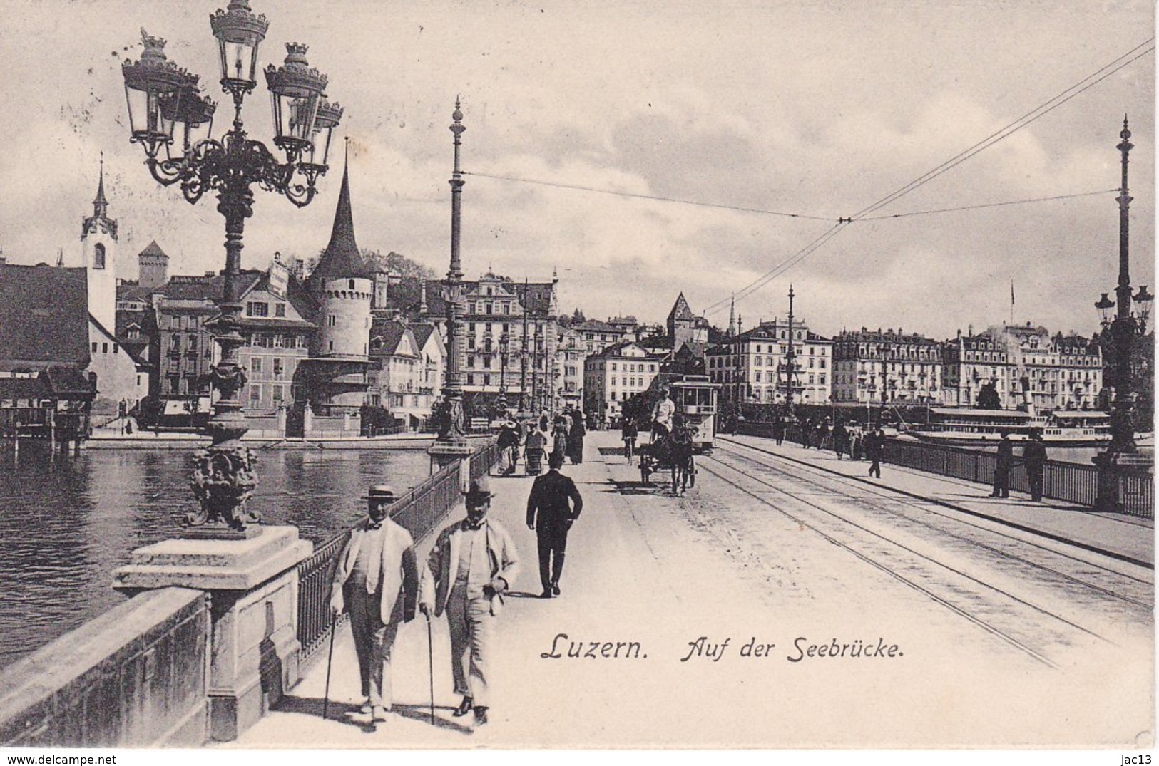 L100E_231 - Luzern - Auf Der Seebrücke - Luzern