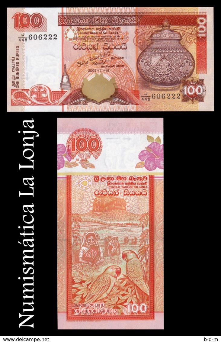 Sri Lanka 100 Rupees 2005 Pick 111d SC UNC - Sri Lanka