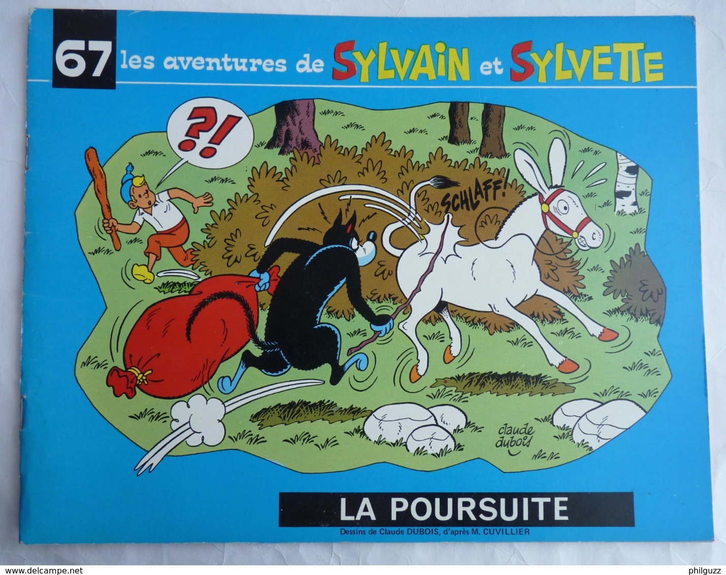 LES AVENTURES DE SYLVAIN SYLVETTE - ALBUMS  N°67 1974  Enfantina - Sylvain Et Sylvette