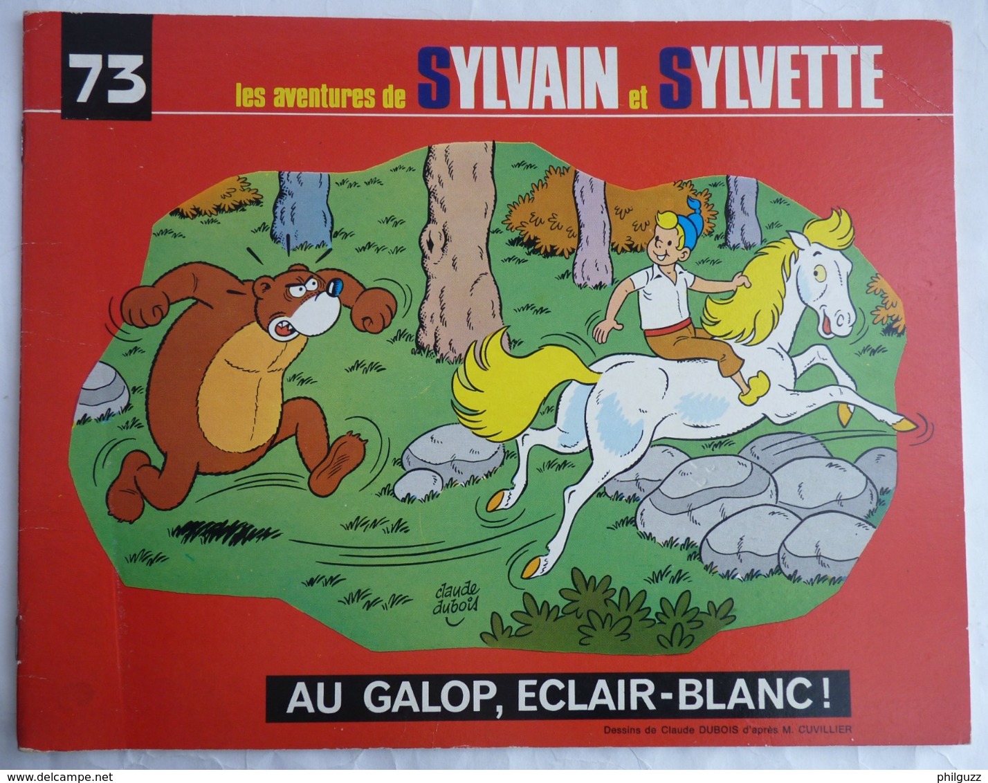 BD LES AVENTURES DE SYLVAIN SYLVETTE - ALBUMS  N° 73 1975  Enfantina - Sylvain Et Sylvette