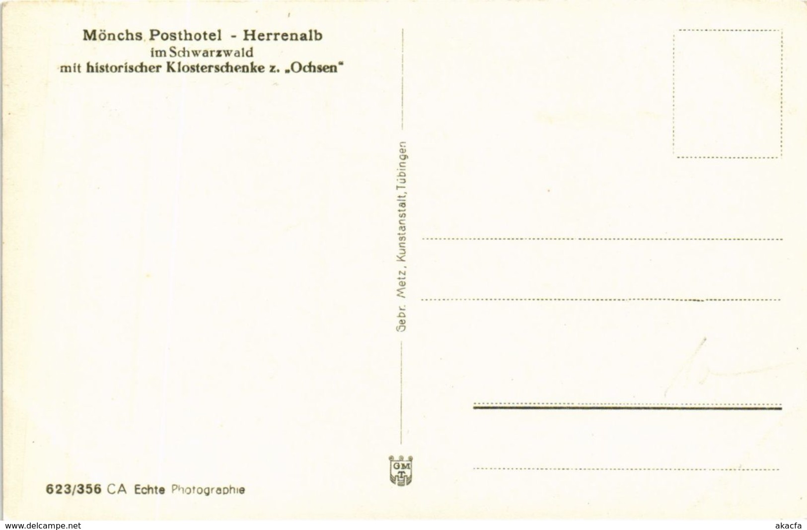 CPA AK Bad Herrenalb- Monchs Posthotel ,Klosterschenke GERMANY (903088) - Bad Herrenalb