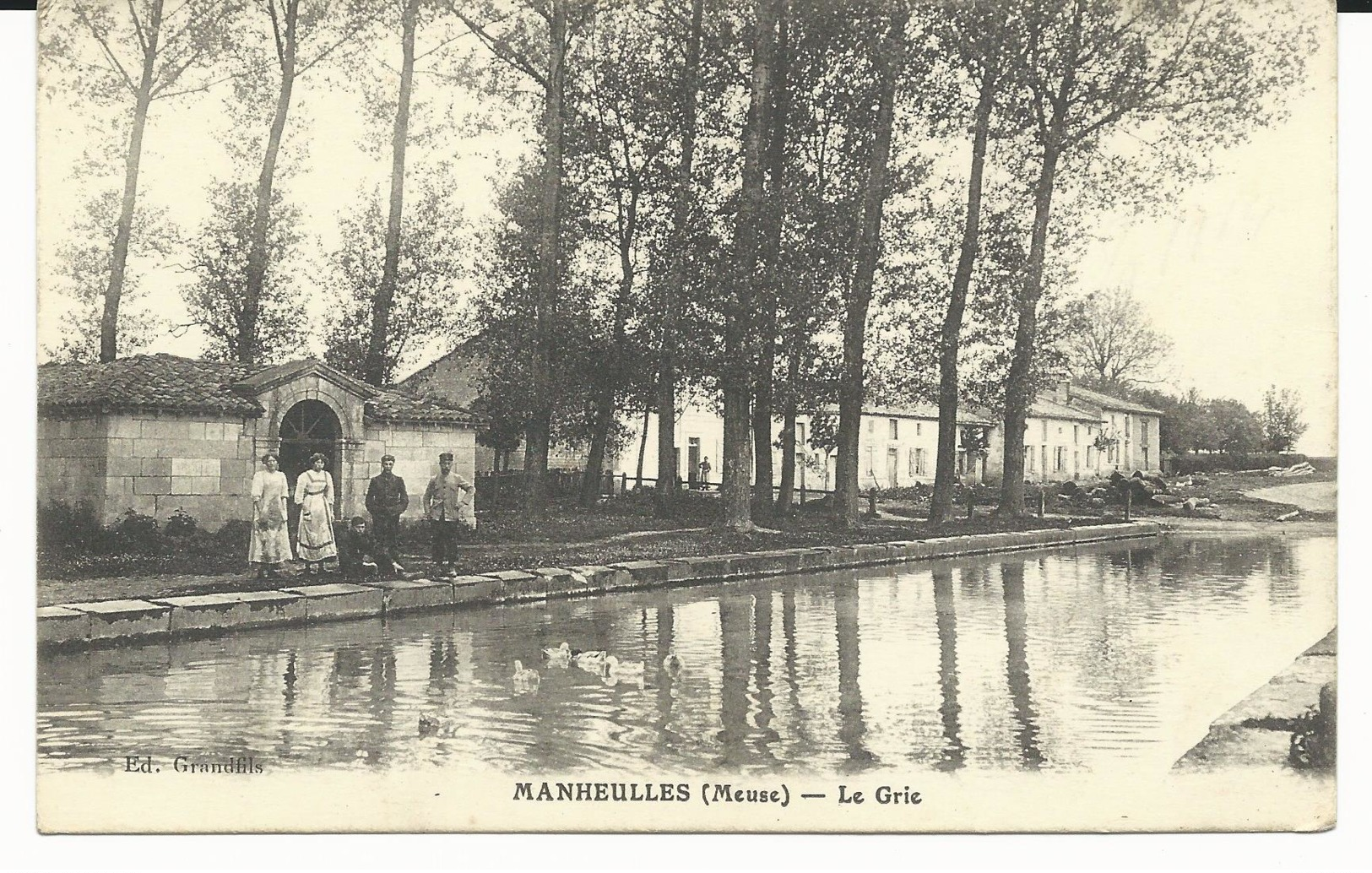 CPA - MANHEULLES - 55 MEUSE - LE GRIE - Autres & Non Classés