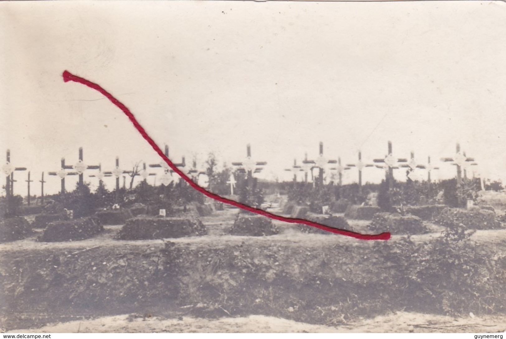 Zonnebeke Broodseinde Begraafplaats Kerkhof  Friedhof Res. Jäg. Batl Nr 25 Duitse Foto  Feldpost - Zonnebeke