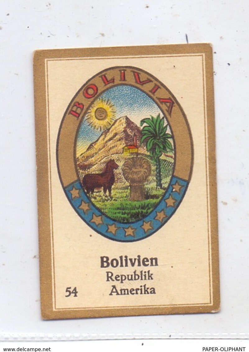 BOLIVIA / BOLIVIEN - Staatswappen, Abdulla Sammelbild / Cinderella - Bolivien