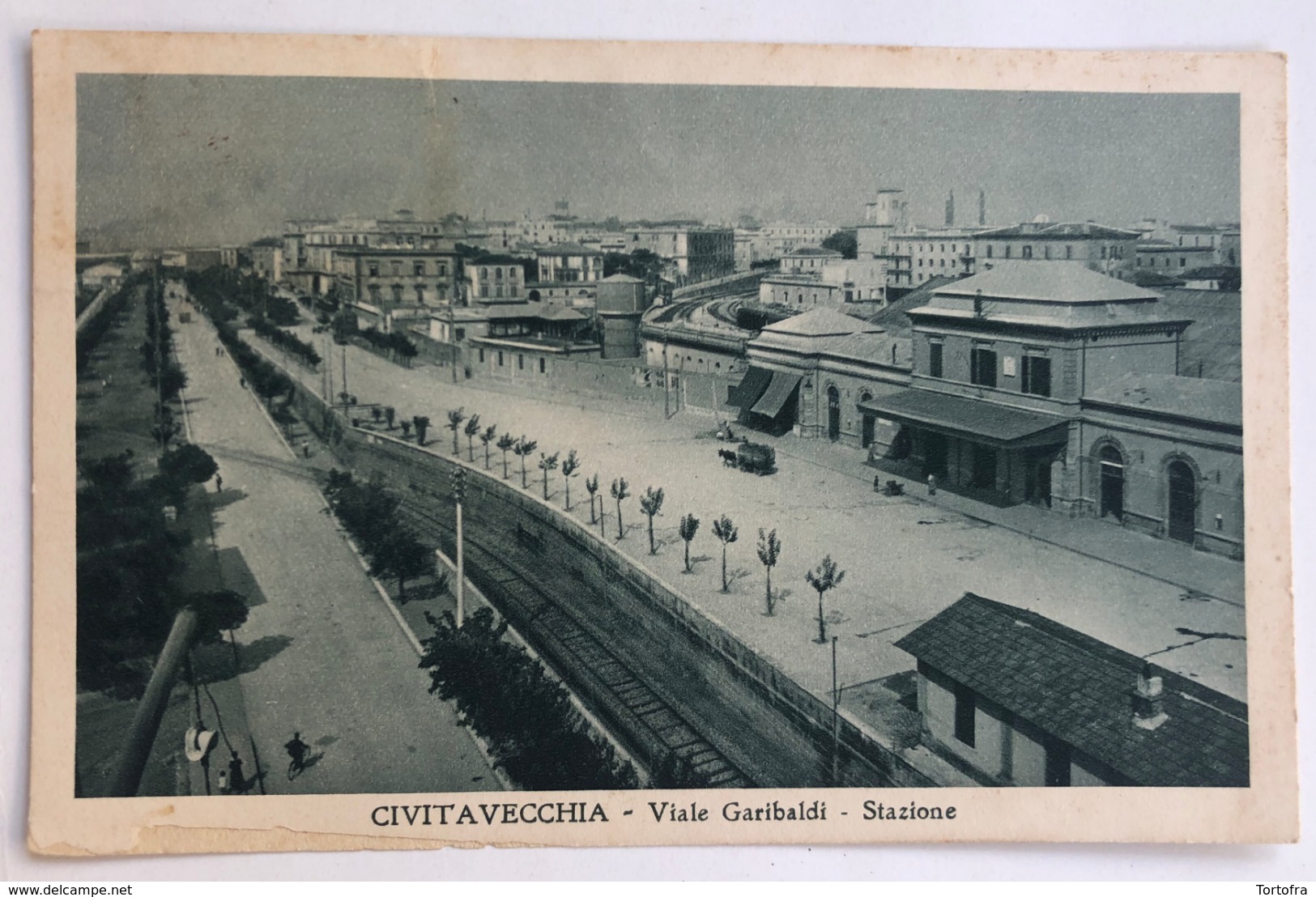 CIVITAVECCHIA VIALE GARIBALDI STAZIONE  1933 - Civitavecchia