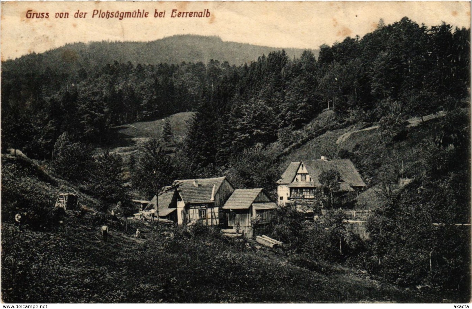 CPA AK Bad Herrenalb- Plotzsagmuhle GERMANY (903119) - Bad Herrenalb