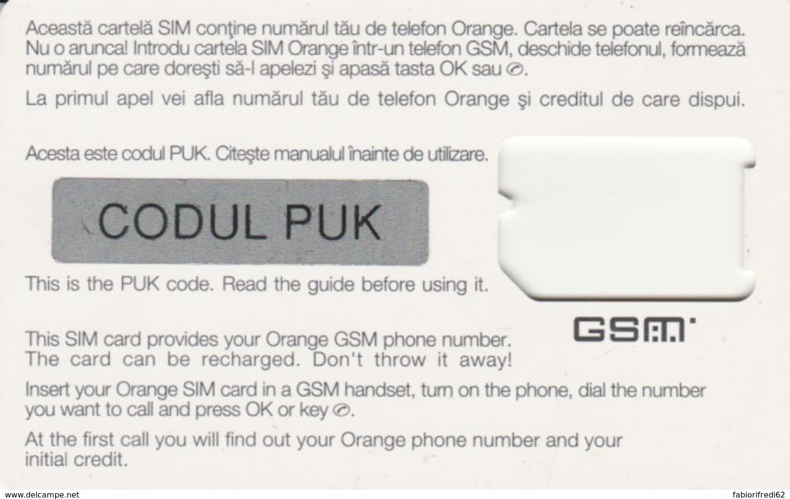 GSM WITHOUT CHIP - ROMANIA (PK1562 - Roemenië