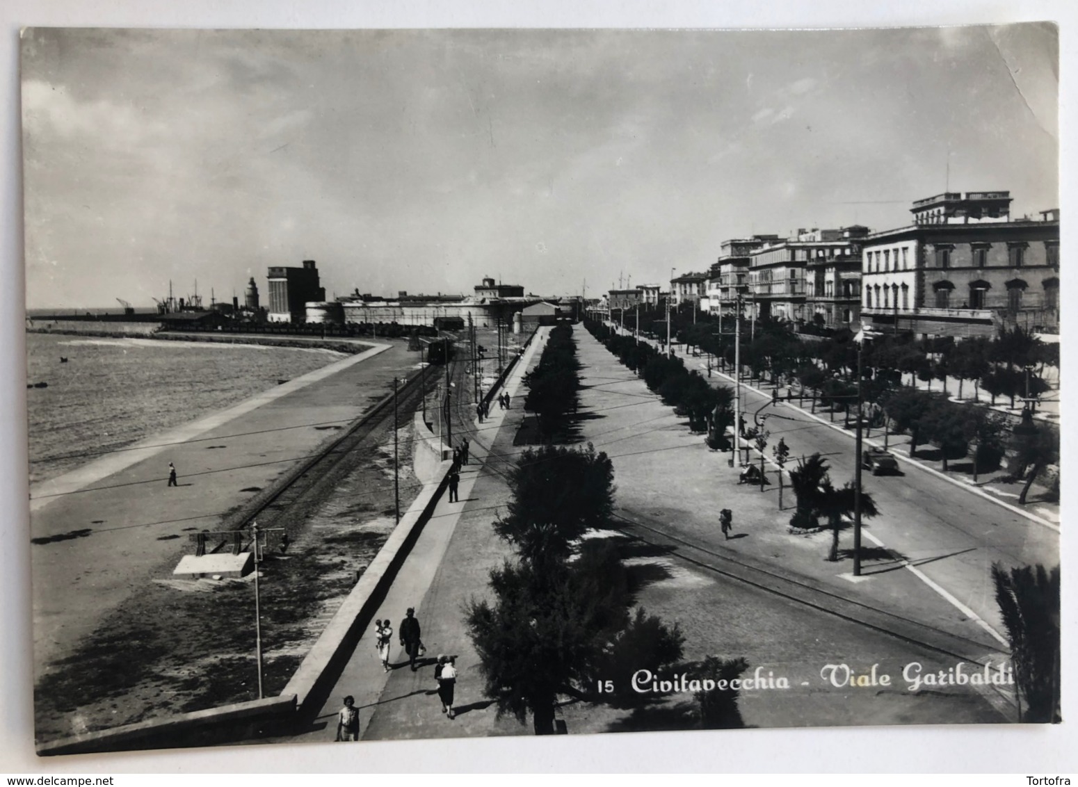 CIVITAVECCHIA VIALE GARIBALDI  1954 - Civitavecchia