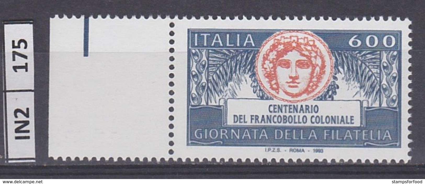 ITALIA   1993	Giornata Filatelia, Nuovo - 1991-00:  Nuovi