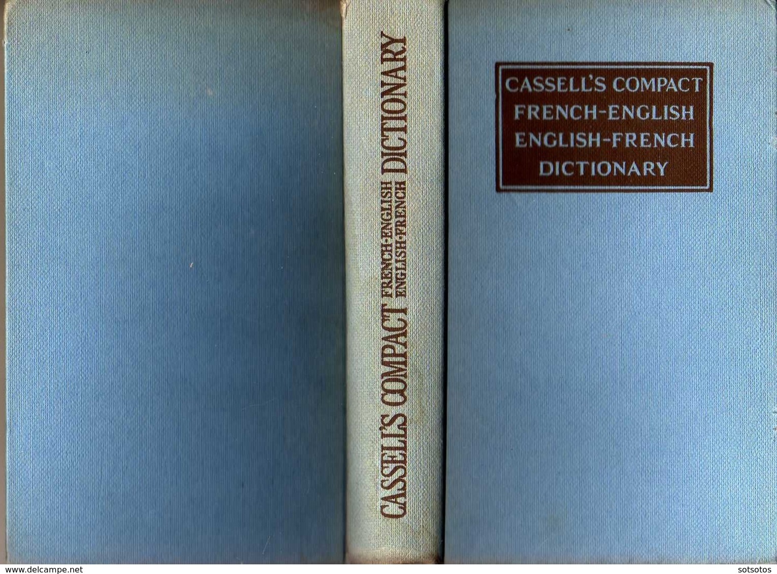 CASSEL'S COMPACT FRENCH DICTIONARY: FRENCH-ENGLISH And ENGLISH-FRENCH - Dictionaries, Thesauri