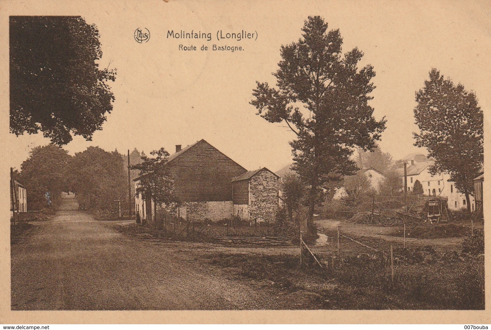 Molinfaing (Longlier) Neufchâteau -  - Route De Bastogne - Nels 1939 - Neufchâteau