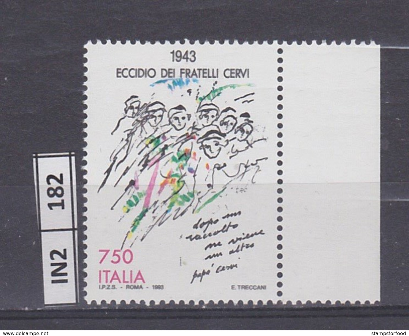 ITALIA  1993	Fratelli Cervi, Nuovo - 1991-00:  Nuovi